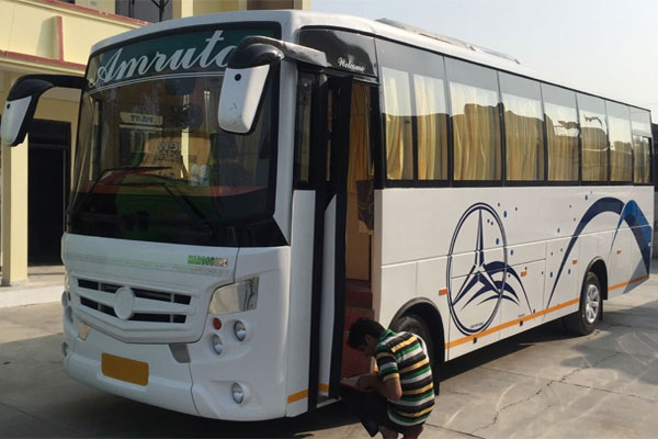 35 Seater Ac Deluxe Tata Bus - Deluxe Bus Rental Delhi - Car Rental Delhi