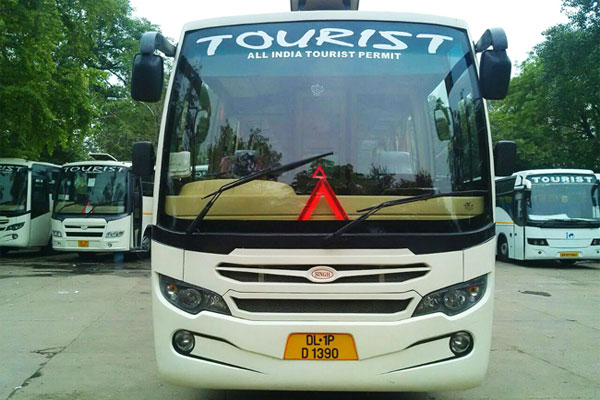 35 Seater Ac Deluxe Tata Bus - Deluxe Bus Rental Delhi - Car Rental Delhi