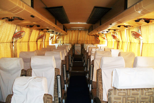 35 Seater Ac Deluxe Tata Bus - Deluxe Bus Rental Delhi - Car Rental Delhi