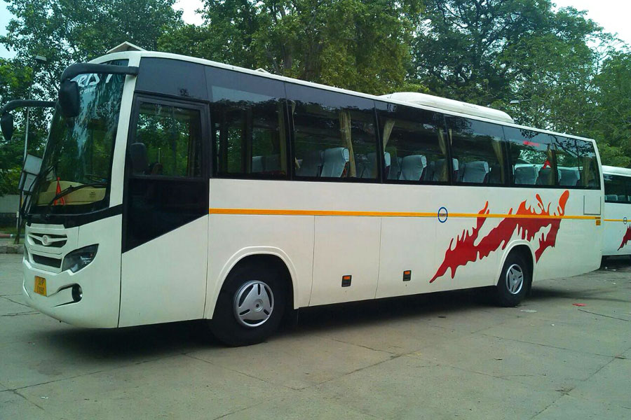 40 Seater Ac Deluxe Tata Bus - Deluxe Bus Service Delhi - Car Rental Delhi
