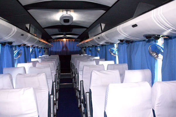 40 Seater Ac Deluxe Tata Bus - Deluxe Bus Service Delhi - Car Rental Delhi