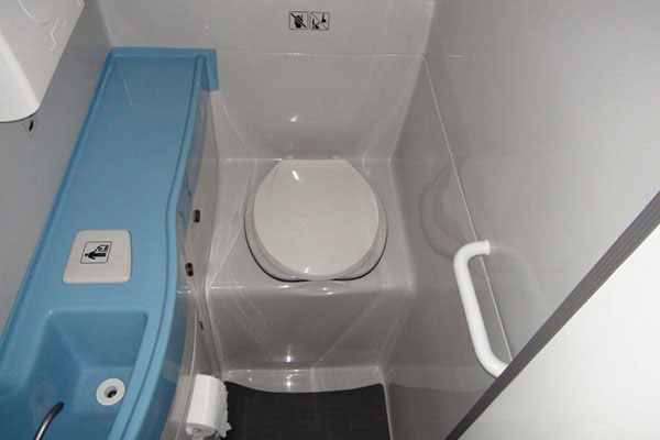 Mercedes Washroom Bus - Mercedes Bus With Toilet 38 Seater Hire - Car Rental Delhi
