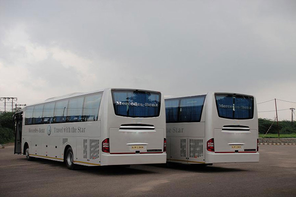 45 Seater Mercedes Benz Bus - Mercedes Bus Hire - Car Rental Delhi