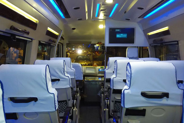 Mercedes Force Ultra Luxury - Mercedes Minibus Hire - Car Rental Delhi