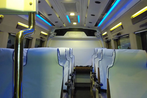 Mercedes Force Ultra Luxury - Mercedes Minibus Hire - Car Rental Delhi