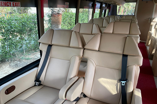 Volvo Mini Bus Rent Delhi 16 Seater Sml Isuzu With Washroom