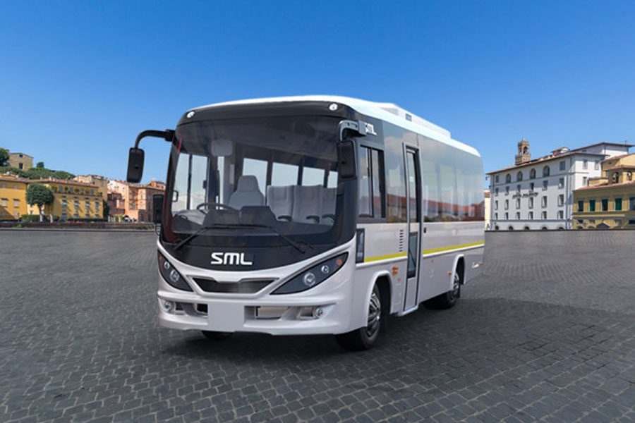 Sml Isuzu 18 Seater Luxury Minibus Rental In Delhi & north India - Car Rental Delhi