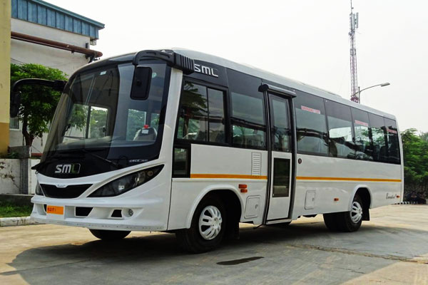 Sml Isuzu 18 Seater Luxury Minibus Rental In Delhi & north India - Car Rental Delhi