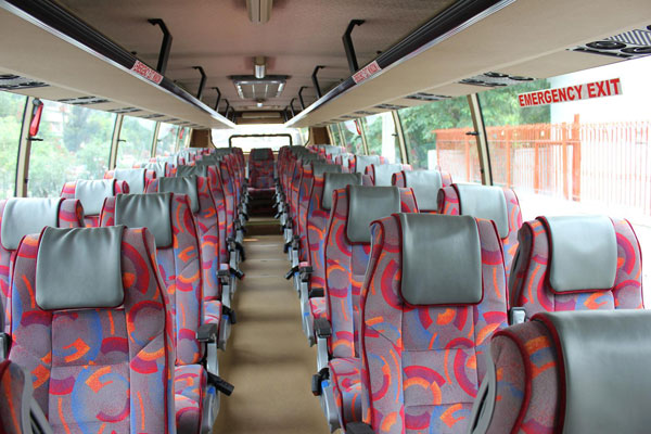 Volvo Bus With Washroom - Volvo Bus With Toilet 41 Seater Hire - Car Rental Delhi