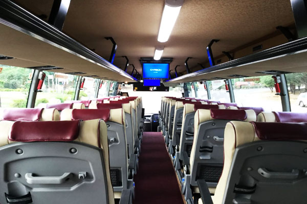 Volvo Bus Latest Series - Volvo Bus 45 Seater Hire Delhi & Gurugram - Car Rental Delhi